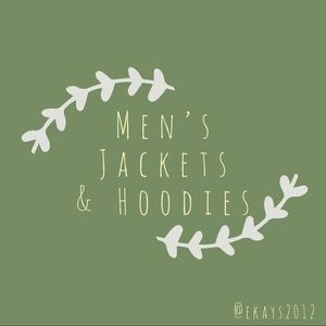 MENS JACKET & HOODIES • OPEN TO OFFERS